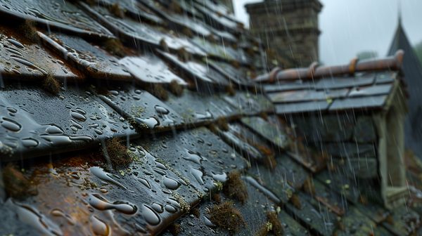 Infiltration de toiture et assurance : les garanties pouvant être activés