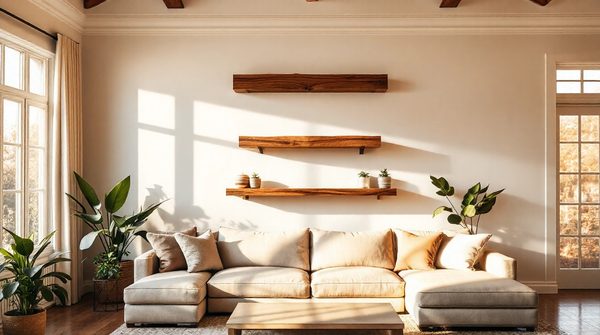 L'élégance naturelle à travers des appliques murales en bois flotté