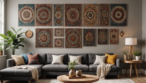 Créez une ambiance unique avec la décoration murale bohème chic