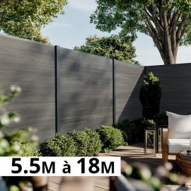 Kit clôture composite écologique : une solution durable et stylée