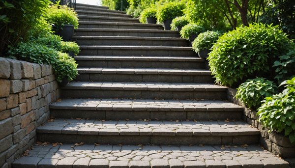 Décoration originale pour escaliers extérieurs : matériaux et tendances